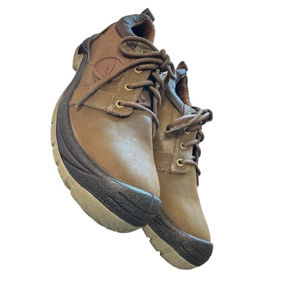 Indestructible Mens Work Shoes Durable Leather & Mesh Brown Black Non-Slip Safet - Picture 3 of 11